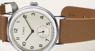 STANDARD SUB-SECOND WITH APPLE LEATHER: A WATCH YOU CAN PEEL GOOD ABOUT